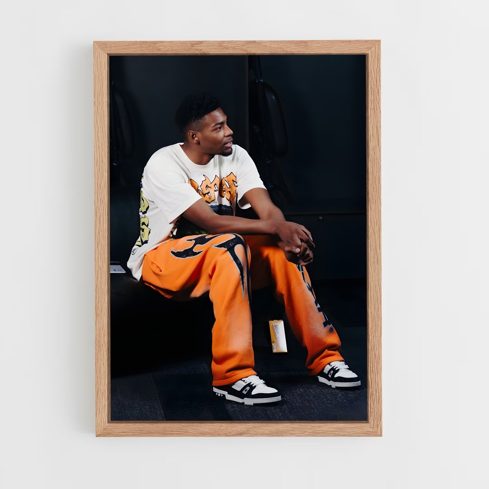 Poster Brandon miller – affiche Basketball (vue 4)